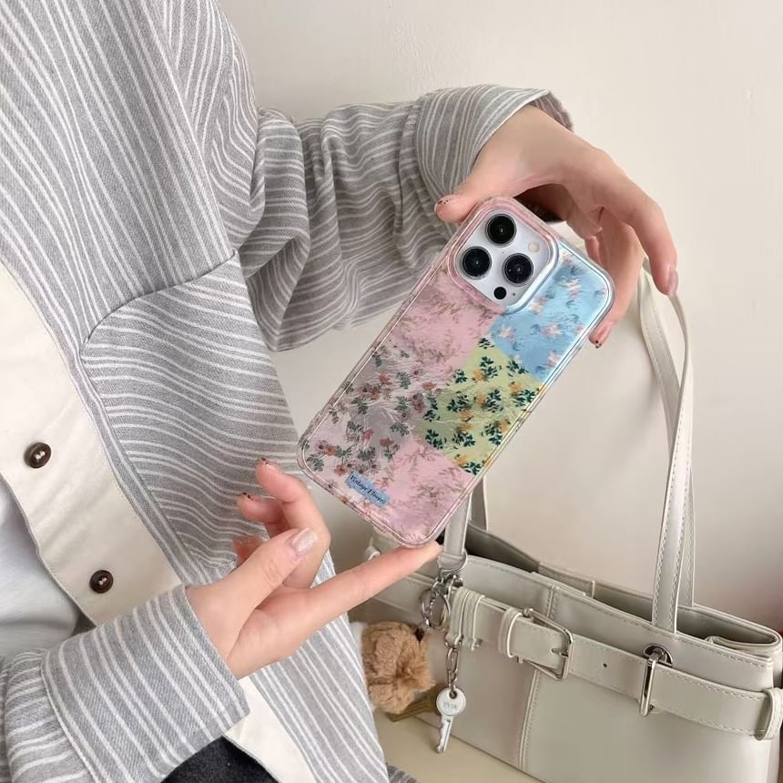 Case Panel Phone Floral