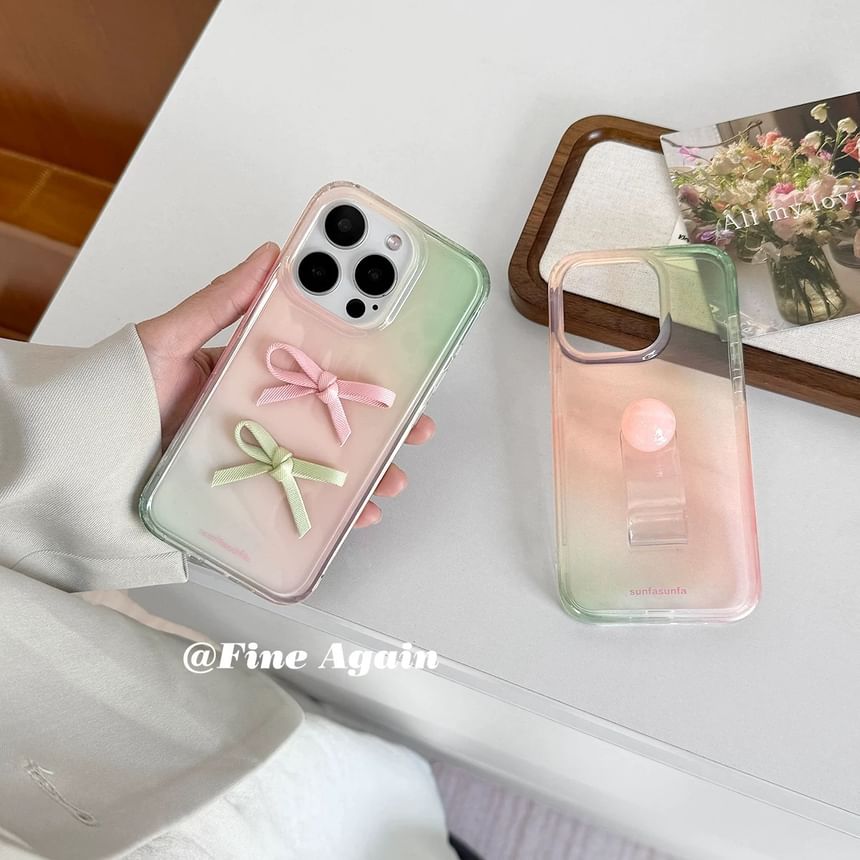 Phone / Ribbon Strap Case Finger