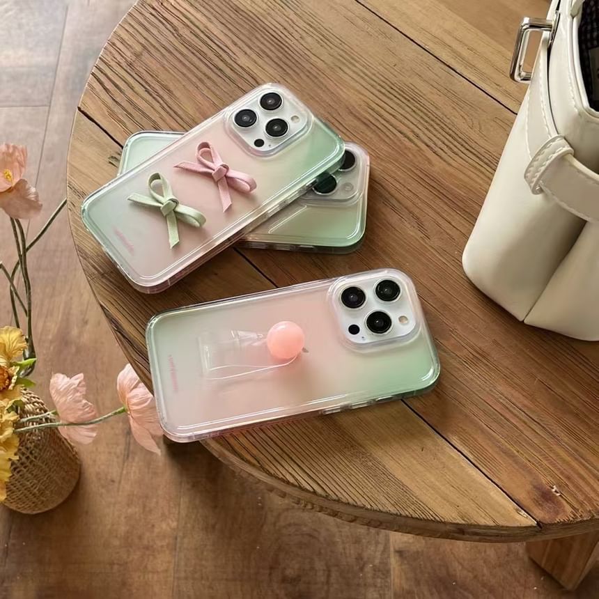 Phone / Ribbon Strap Case Finger