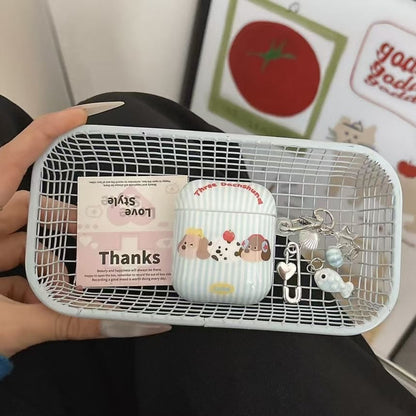 Plaid AirPods Apple Skin Earphone Case Pro Dog /