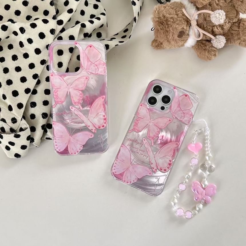 Phone Floral Set Strap Case /