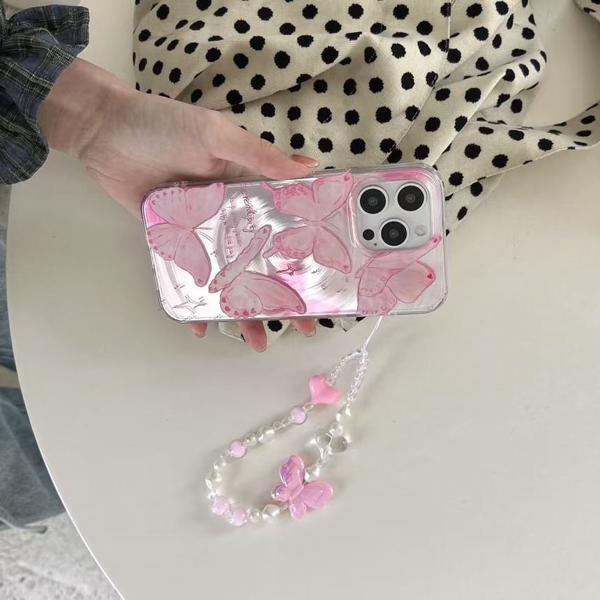 Phone Floral Set Strap Case /