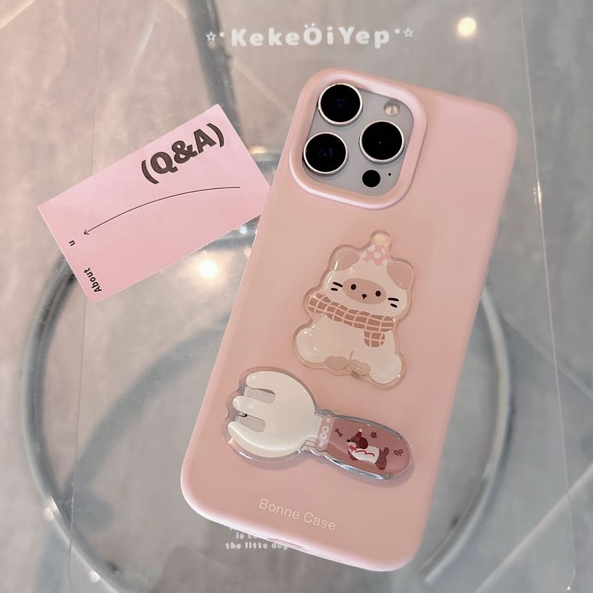 Case Cat Phone / Fork Set Stand