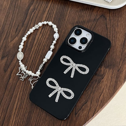 Bow Rhinestone Case Phone