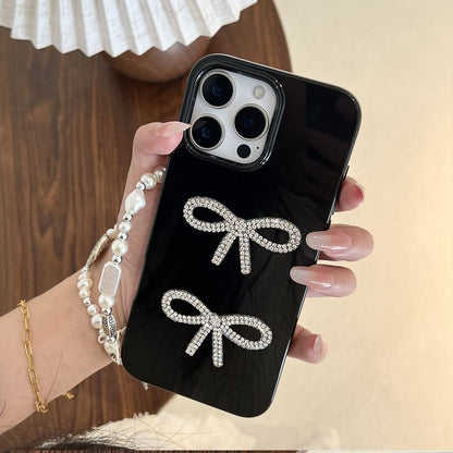 Bow Rhinestone Case Phone