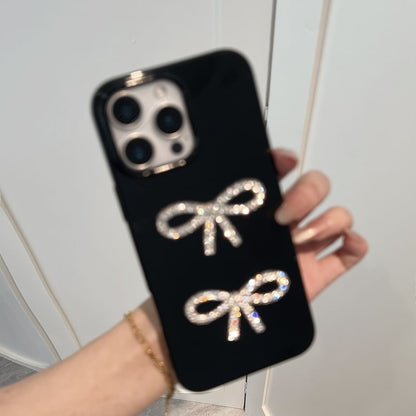 Bow Rhinestone Case Phone
