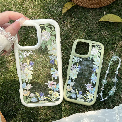 Floral Transparent Phone Case