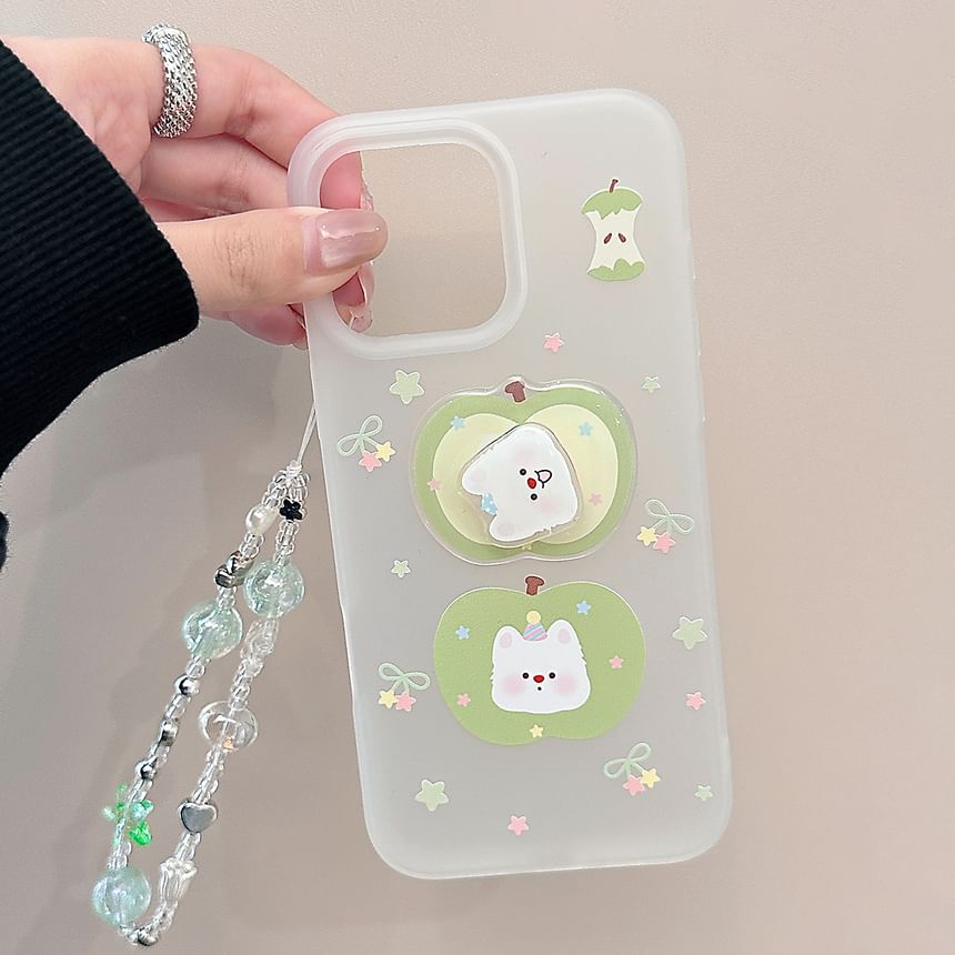 Apple Case Rotatable Strap Decoration Adhesive Dog Set Phone /
