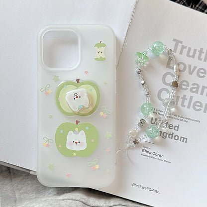 Apple Case Rotatable Strap Decoration Adhesive Dog Set Phone /