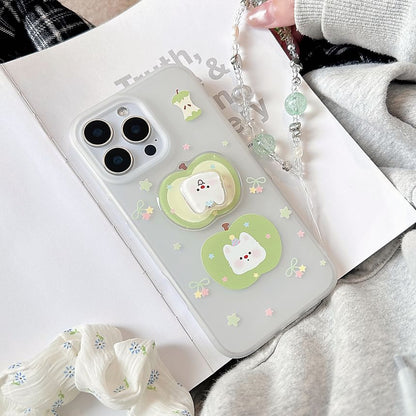 Apple Case Rotatable Strap Decoration Adhesive Dog Set Phone /