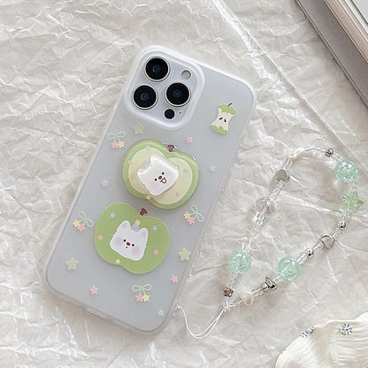 Apple Case Rotatable Strap Decoration Adhesive Dog Set Phone /