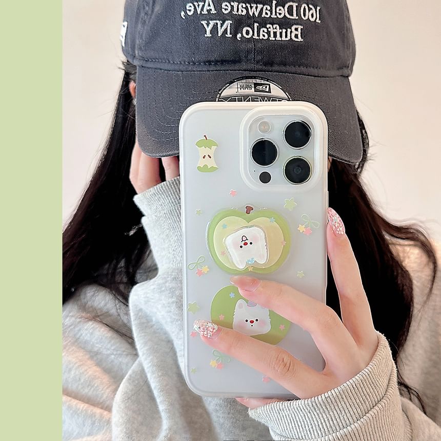 Apple Case Rotatable Strap Decoration Adhesive Dog Set Phone /