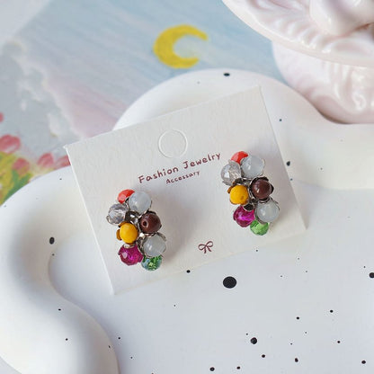 Bead Stud Sterling Earring 925 Silver