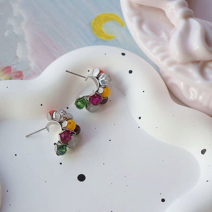 Bead Stud Sterling Earring 925 Silver