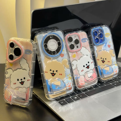 with Stand Phone Dog Case