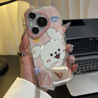 with Stand Phone Dog Case