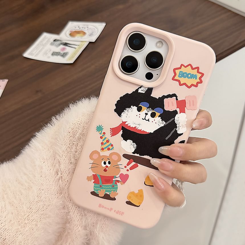 Set Phone Strap Cartoon Bead Case / Print