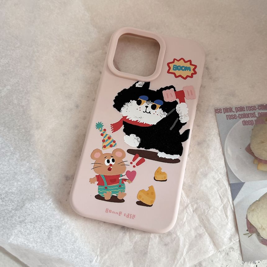 Set Phone Strap Cartoon Bead Case / Print