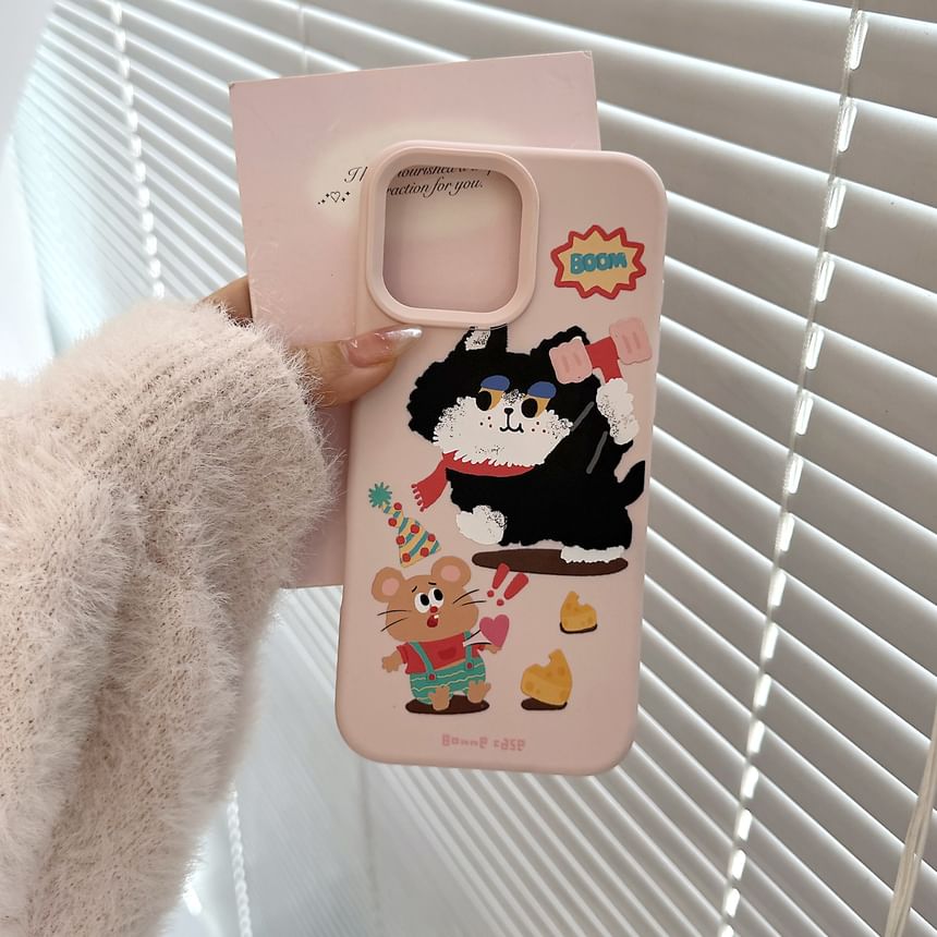 Set Phone Strap Cartoon Bead Case / Print