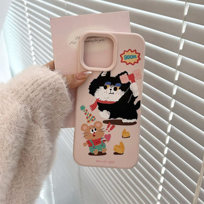 Set Phone Strap Cartoon Bead Case / Print