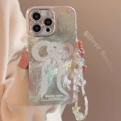 Set Phone / Bead Snake Strap Case Print