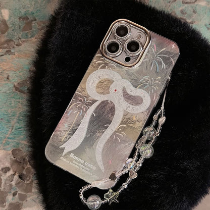 Set Phone / Bead Snake Strap Case Print