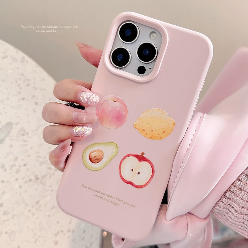 Fruit Bead Phone Print Set / Case Strap