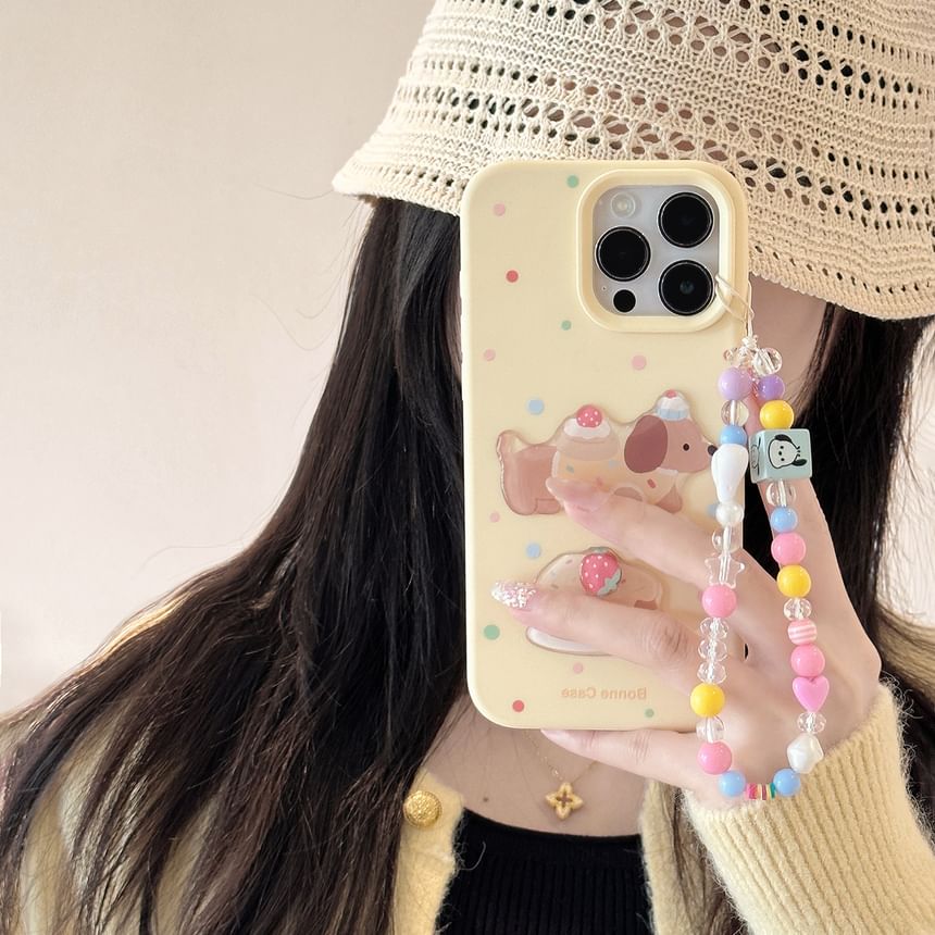 Print Set Dog Phone Bead / Case Strap