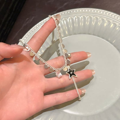 Pendant Necklace Star Lariat