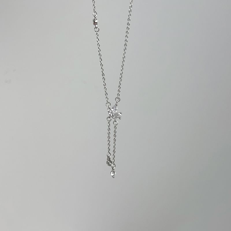 Necklace Butterfly Lariat