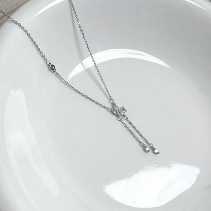 Necklace Butterfly Lariat