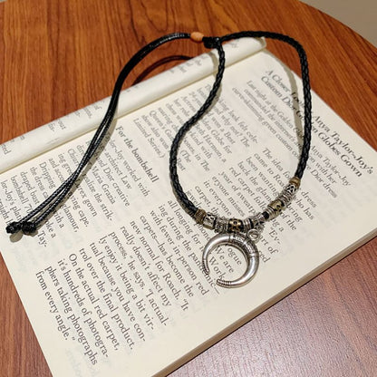 Necklace Pendant Moon Crescent