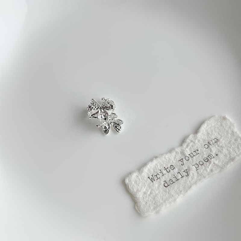 Cuff Ear Rhinestone Leaf