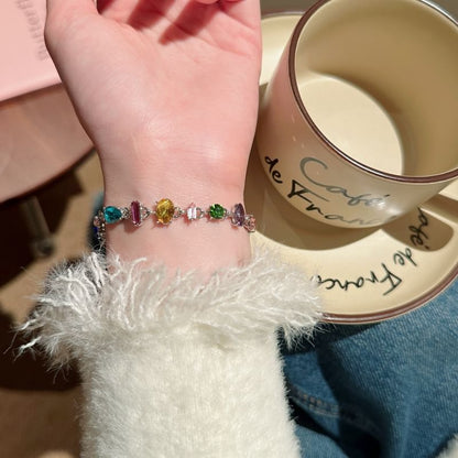 Rainbow Crystal Bracelet