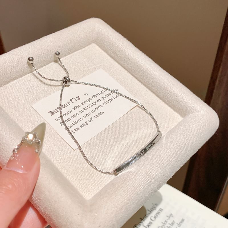 Bracelet Metal Lettering