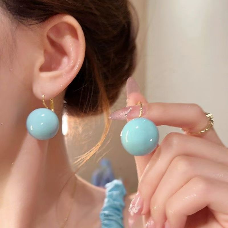 Bead Drop Alloy Earring
