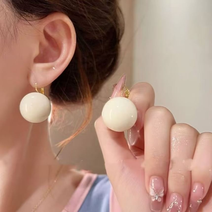 Bead Drop Alloy Earring