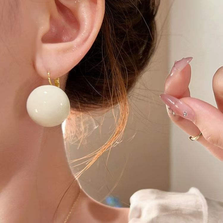 Bead Drop Alloy Earring