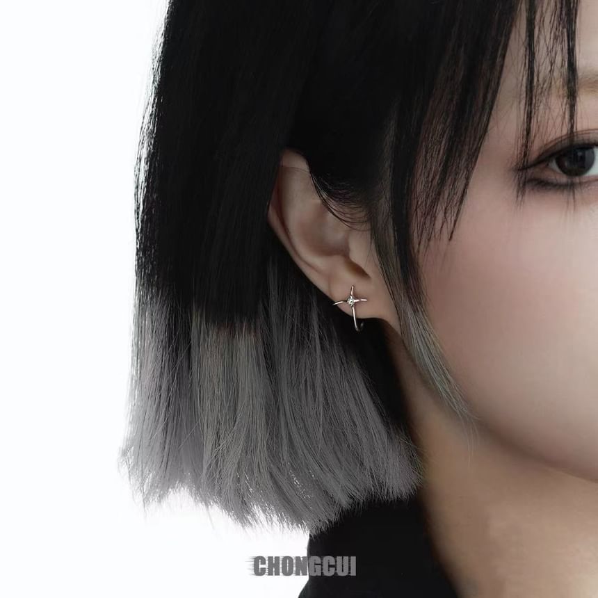 Earring Star Stud Alloy