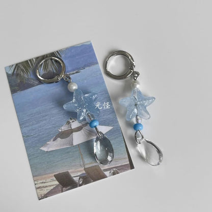 Star Earring Alloy Dangle