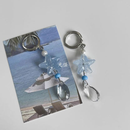 Star Earring Alloy Dangle