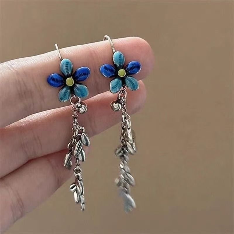 Dangle Floral Earring Alloy