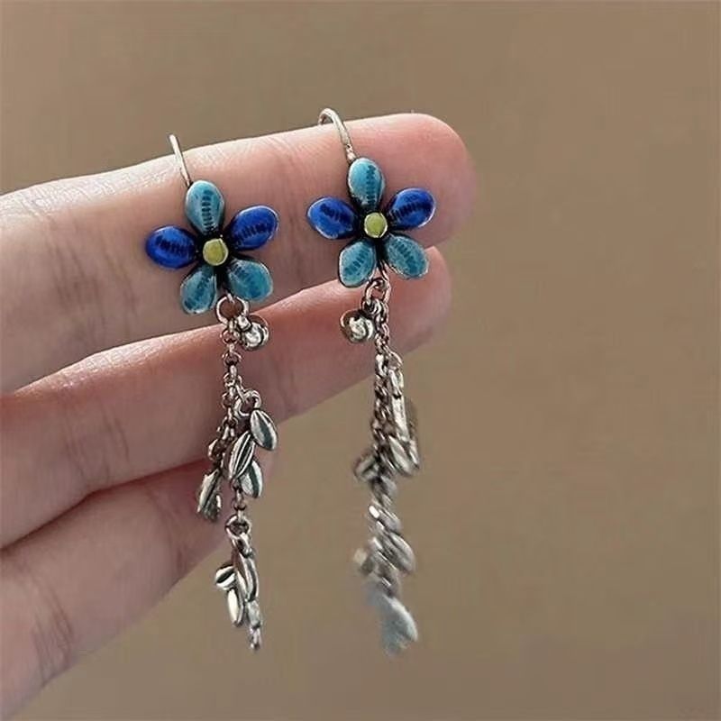 Dangle Floral Earring Alloy
