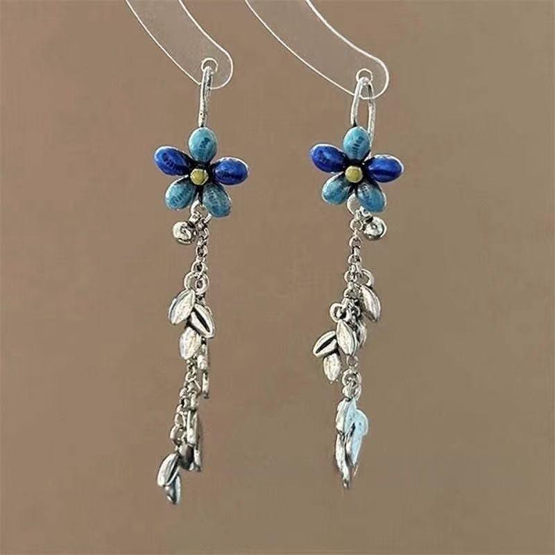 Dangle Floral Earring Alloy