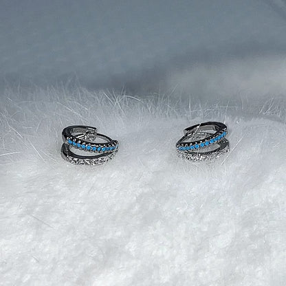 Earring Huggie Rhinestone