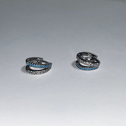 Earring Huggie Rhinestone