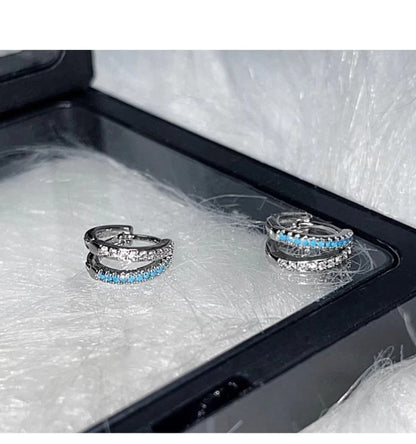 Earring Huggie Rhinestone