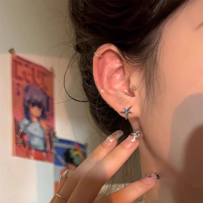 Stud Starfish Earring