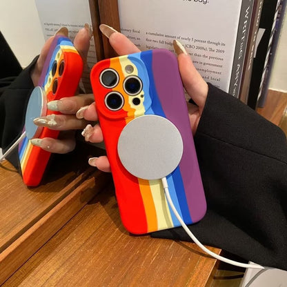 Stripe Case Rainbow Phone