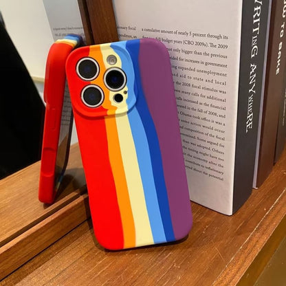 Stripe Case Rainbow Phone